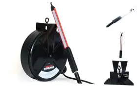 99761 Steelman Industries Inc. 500-lumen Led Extra Slim Shop Work Light With 40-foot Retractable Cord Reel