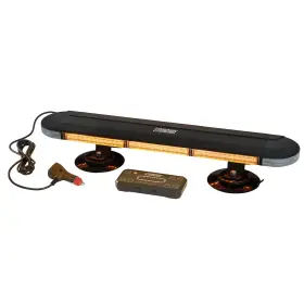 6112054 Strongway Remote Control Led Warning Light Bar 78 Watts Clear Lens