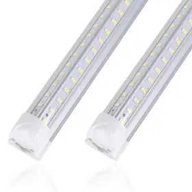 Scyt8v12502w Suercai.yo Led Shop Light 4ft 50w 7000lm Super Bright 6500k Clear Cover V-shape T8 L