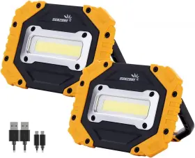 Sz6009y Sunzone Led Work Light Rechargeable Magnetic Flood Lights With Stand Waterproo