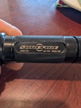 A294154 Surefire 6p Defender Flashlight Attack Head Aluminum Black