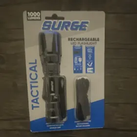 Hnl304a5 Surge Tactical Grade Led Flashlight 1000 Lumens 18650 Usb Rechargeable Black