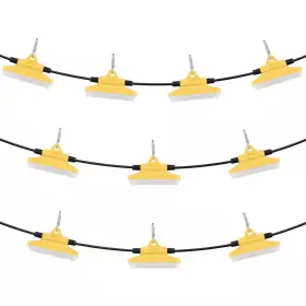 Ip65 Svopes 313019713732 100 Ft. Construction String Lights 150 W 15000lm 10pcs 5000-5500k Water