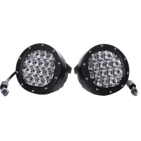 Led6080 Sxma 2pcs 80w 5inch Led Work Light Round Driving Lamps With Spot And Floo