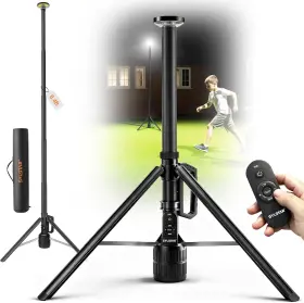 Sylstar 445024970985 360 Rechargeable Work Light With Remote &telescopic Stand 8.4ft 3000