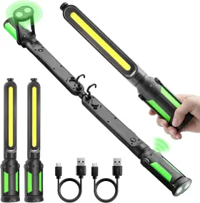 Sylstar 445026851848 Rechargeable Mechanic Light Single Or Dual Use Underhood Work With Magnet