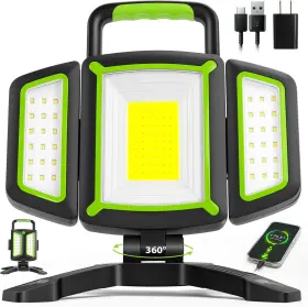 Ledwl013-gn-us Sylstar 30w Rechargeable Work Light 3000lm Magnetic With 5 Modes 36