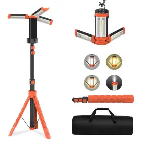 Xq-z10 T-sun Rechargeable 9000mah Camping Light With Stand Cordless Work