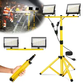 Ts-f4250 T-sunicem 21000lumen Work Lights With Stand 2 Head Led Light Adjustable And