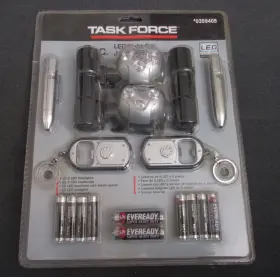 0359405 Task Force 8 Piece Led Light Set By - New In Factory Sealed Box