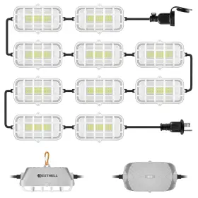 300w Texthell 717018327332 100ft Led Construction String Lights Super Bright 30000lm Work St