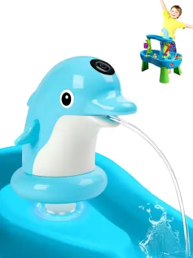 Teyouai 313448678597 Dolphin Water Table Pump With Magnetic Base No Drill 3h Runtime Continuous Fl