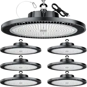 Hb-a200-06 Thelux 6pack Super Bright 200w Led High Bay Light With 30000lm 5000k 100v-277v