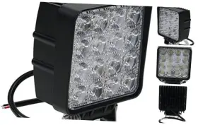 Tl105f Tiger Lights 196140000403 Led Work Light Flood Beam 12v 4 Amps 48 Wattage 1/2