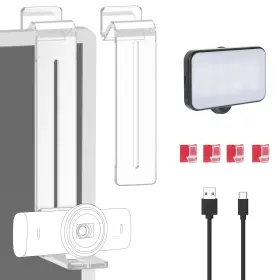 Coe11-01 Toccool Center Screen/middle Screen Webcam Mount With Video Conference Light Positio