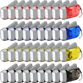 B0b5l6plpd Treela 36-pack Hand Crank Flashlights Emergency Squeeze Torch No Battery
