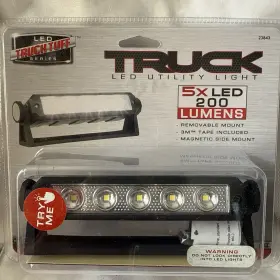 23843 Truck Tuff 077341147572 5x Led 200 Lumens Utility Light By