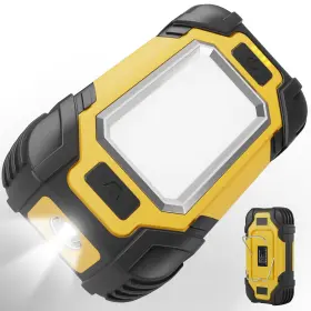X102 Truvatronix Work Light Rechargeable - Led With Dual Beam Magnetic Flashlight