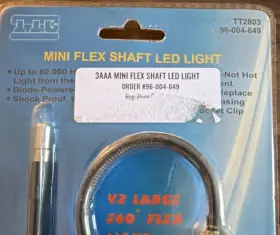 Tt2803 Ttc Mini Flexible Led Worklight Cordless Blue/black/silver 3 Aaa
