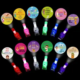 B0f4j6nn9y Tuanse 36x Christian Jesus Finger Lights Bulk Church Religious Party Favors Gift