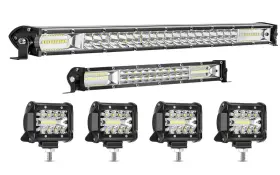 12x120w Turboo 22x180w 4x60w Led Light Bar Kit 22ftft 180w Bars For Trucks 12ftft 120w Off Road