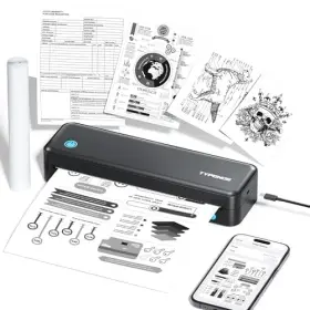 D820 Typonos 978741225577 Portable Printers Wireless Bluetooth Support 2 Inch To 8.5 Width
