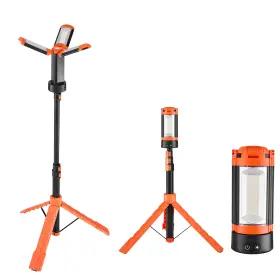 Rbldgzd-002 Uimoso Rechargeable Led Work Light With Stand 8ah 2200 Lumens For Camping