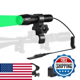 B06wd1f65p Ulako Green Light 350 Yards Spotlight Flood Zoomable Flashlight Torch For