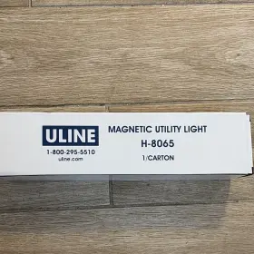 Uline H-8065 Led Work Light Magnetic Base With Hook Black/blue Plastic