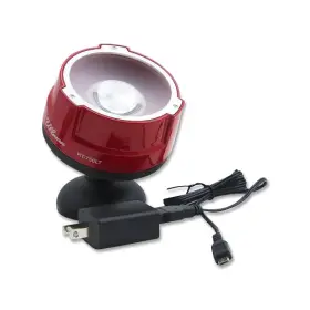 Rt750lt Ullman 032513103190 750 Lumen Rechargable Rotating Magnetic Work Light Red/black - 1 Per Ea