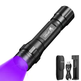 508uv-365 Ultrafire Uv Light Flashlight 365nm Ultraviolet Led Blacklight Portable Han