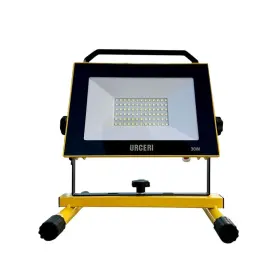 El-wl04-30w Urceri 2400 Lumen Led Portable Worklight With Stand 30 Watts- Yellow