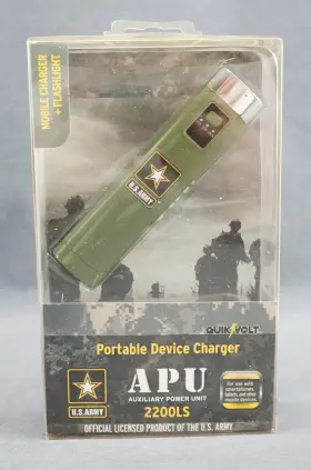 Apu-200ls Us Army U.s. 4 Led Flashlights Portable Device Charger Apu Auxiliary Power Unit New