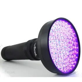 B01cv24ogk Uvbeast 100 Led Uv Blacklight Flashlight - High Power 30ft Flood Effect 385-395n