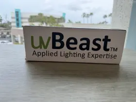 Wm804484 Uvbeast V3 365nm Uv Led Flashlight Kit 2x 18650 Batteries Adjustable Focus
