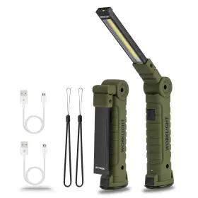 1008b Vagocom Led Rechargeable Flashlight Mechanic Tools For Gift Work Lights With 360 Ro