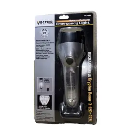 Vec116ns Vector 617977116025 Vintage New Sealed Power Failure Emergency Light Rechargeable