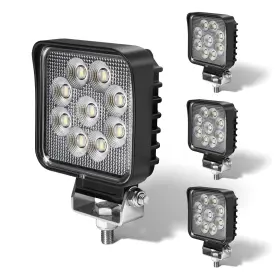 0806-4-36 Vegitor 3.9 Inch Tractor Work Lights Pod 12v Led Flood Rear For Forklift Tru