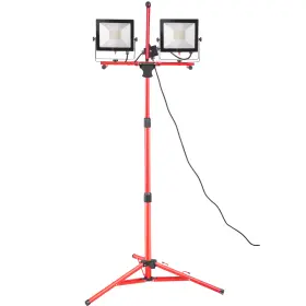 Vevor 840281500840 Dual-head Led Work Light 10000 Lumen With Tripod 27.6-68.1 Inch