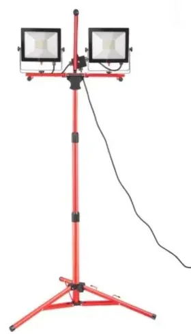 Led20000 Vevor Dual-head Led Work Light 20000 Lumen With Tripod 27.6-68.1 Inch