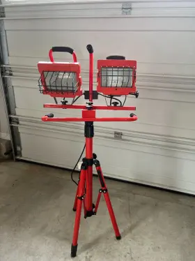 Tgdmcled5000lx9nc Vevor 5000lm Led Light 5000k Dual-head Work - Red