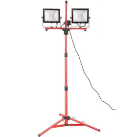 Tgdmcled5000lx9ncv1 Vevor 5000lm Dual-head Led Work Light With Adjustable Foldable Tripod Stand Ip65