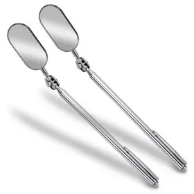 Q1kkqffa Vin Beauty 554935 2 Telescoping Inspection Mirror Piece Car Stainless 2pcs