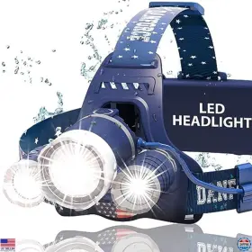 Ipx54 Visit The Danforce Store Hl690 1080 Lumen Led Headlamp - Usb Rechargeable Zoomable Waterproof