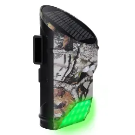 5333677884 Vizzlema Outdoor Solar Feeder Light For Hunting With Motion Sensor And Green