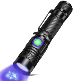 K300-365nm-yt Vmtenmv Uv Flashlight Black Light Usb Rechargeable 365nm Blacklight Mini Woods Lamp