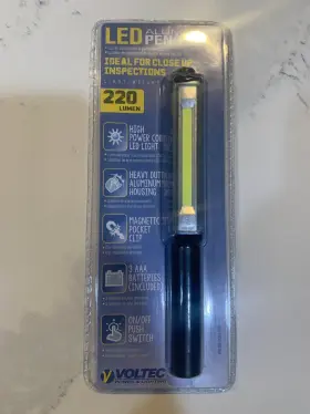 08-00617hd Voltec 803058006174 220 Lumen Led Aluminum Pen Light