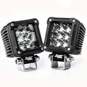 112777 Vspec 2 Pc Inch Cubes Series 18w Led Work Lights Duallys Pods