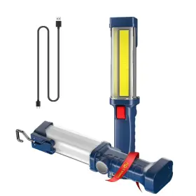 Warsun 793169389610 Rechargeable Led Work Light Portable 1200 Lumens Magnetic Base 30w