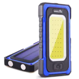 Warsun 793169390494 Magnetic Work Light 1500 Lumen Solar Usb